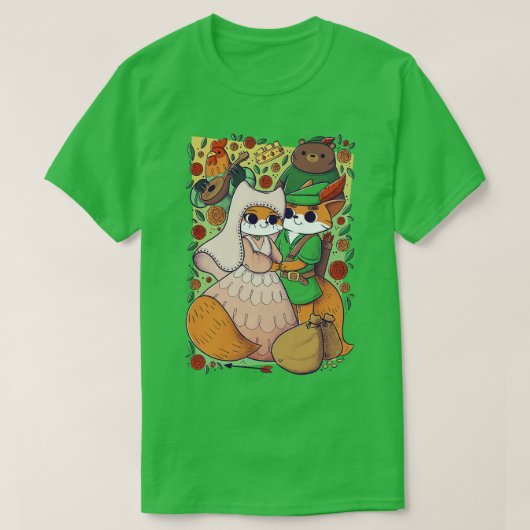 キツネ泥棒 Tシャツ (デザイン正面)