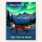 キツネ火災 – ノーザンライト ノートブック (正面)