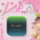 キツネ火災 – ノーザンライト ペーパープレート (パーティー)