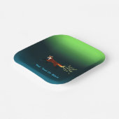 キツネ火災 – ノーザンライト ペーパープレート (傾斜あり)