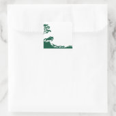 キツネ狩りシルエット スクエアシール (バッグ)