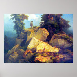 キツネ狩りジョセフナブラティルアフター1850 ポスター