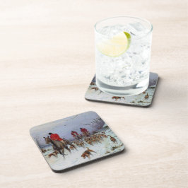 キツネ狩りハンツマンアンドハウンズリターンホーム コースター