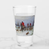 キツネ狩りハンツマンアンドハウンズリターンホーム タンブラーグラス (裏面)