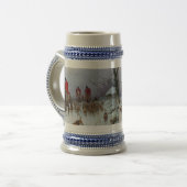 キツネ狩りハンツマンアンドハウンズリターンホーム ビールジョッキ (正面左)