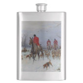 キツネ狩りハンツマンアンドハウンズリターンホーム フラスク (正面)