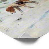 キツネ狩りハンツマンアンドハウンズリターンホーム ポスター (角)