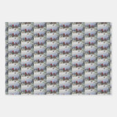 キツネ狩りフンツマンハウンズリターンホームウィンター ラッピングペーパーシート (正面3)