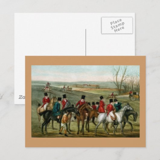 キツネ狩り2 ポストカード (正面/裏面)