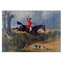 キツネ狩り 溝を飛び越える 馬術 ジョン・ヘリング 1839