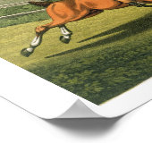 キツネ狩り、I.クラークによって水揚げ、パブ。Thomaによって ポスター (角)