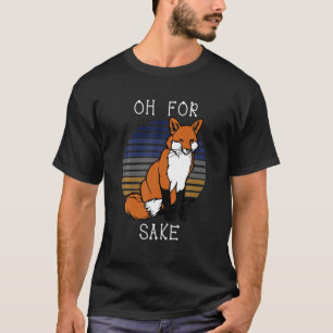 キツネ用おもしろい酒の皮肉なプリンのジョークヴィンテージレポート Tシャツ
