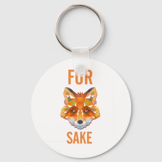 キツネ用おもしろい キーホルダー (正面)