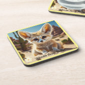 「キツネ砂漠の宝」 コースター (左側)