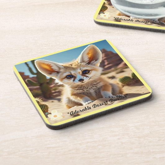 「キツネ砂漠の宝」 コースター (左側)