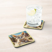 「キツネ砂漠の宝」 コースター (右側)