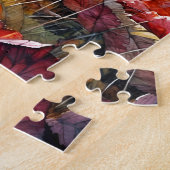 キツネ秋の森の水彩 ジグソーパズル (側面)