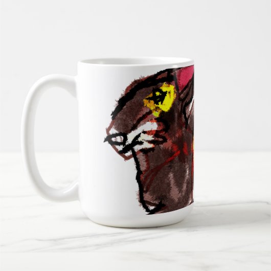 キツネ秋計画 コーヒーマグカップ (左)