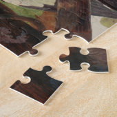 キツネ科オードボンバード絵画野生生物 ジグソーパズル (側面)