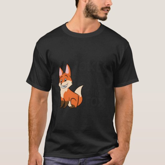 キツネ素晴らしは私だ素晴らしからキツネだ Tシャツ (正面)