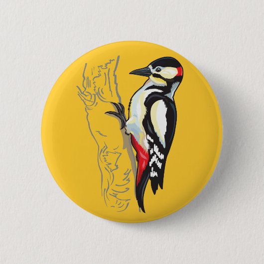 キツネ素晴らし科 缶バッジ (正面)