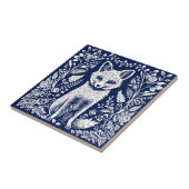 キツネ素朴セラミック タイル (側面)