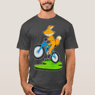 キツネ自転車 Tシャツ
