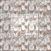 キツネ色の柔らかい白い生地 ファブリック (タイル)