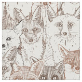 キツネ色の柔らかい白い生地 ファブリック (クローズアップ)