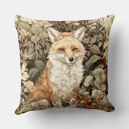 キツネ装飾用クッション クッション (裏面)