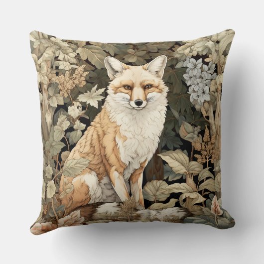 キツネ装飾用クッション クッション (裏面)