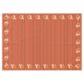 キツネ誕生日パーティー テーブルクロス (正面(横))