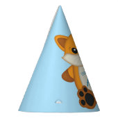 キツネ誕生日パーティー パーティーハット (左)
