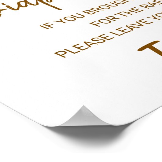 キツネ読の新しい章おむつラッフルの看板を始める ポスター (角)