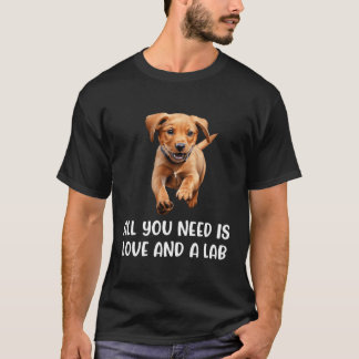 キツネ赤いラボあなたが必要とするすべてラブラドールリトリエバーママ Tシャツ