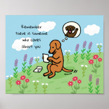 キツネ赤ラブラドールと手紙気に人