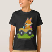 キツネ車 Tシャツ (正面)
