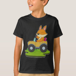 キツネ車 Tシャツ