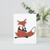 キツネ遊ズザオボエ ポストカード (スタンド正面)