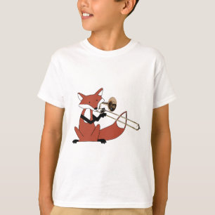 キツネ遊ズザトロンボーン Tシャツ