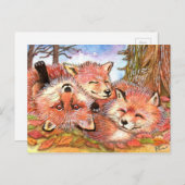 キツネ遊時間 ポストカード (正面/裏面)