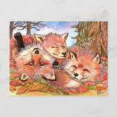 キツネ遊時間 ポストカード (正面)