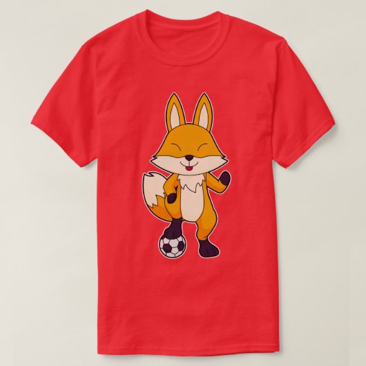 キツネ選手 Tシャツ (デザイン正面)