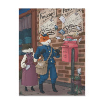 キツネ郵便（2024年の世界郵便はがき日）