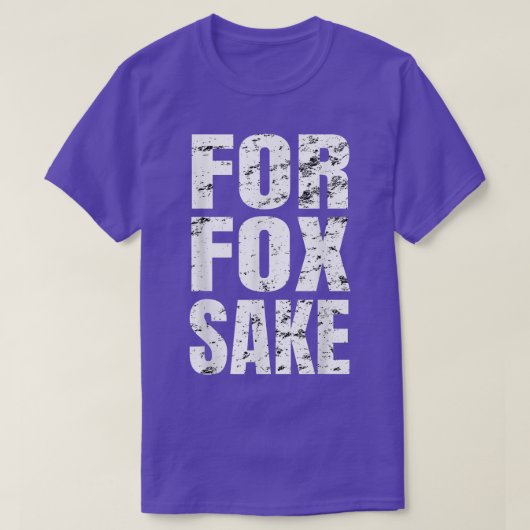 キツネ酒おもしろいことわざ英英プン Tシャツ (デザイン正面)