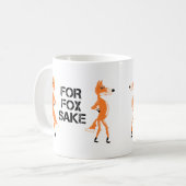 キツネ酒のキツネ コーヒーマグカップ (正面左)