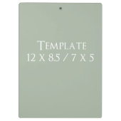 キツネ野生生物ヴィンテージ動物イラストレーション クリップボード (裏面)