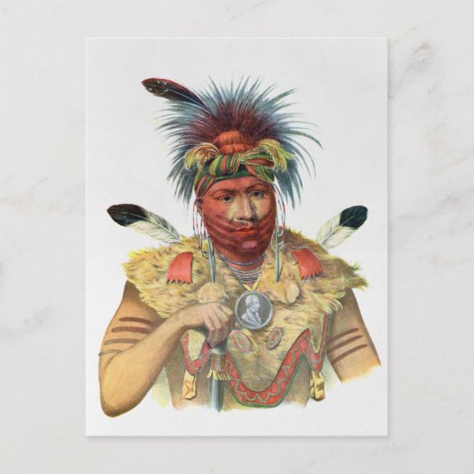 キツネ長Ne-Sou-A-Quoit ポストカード (正面)