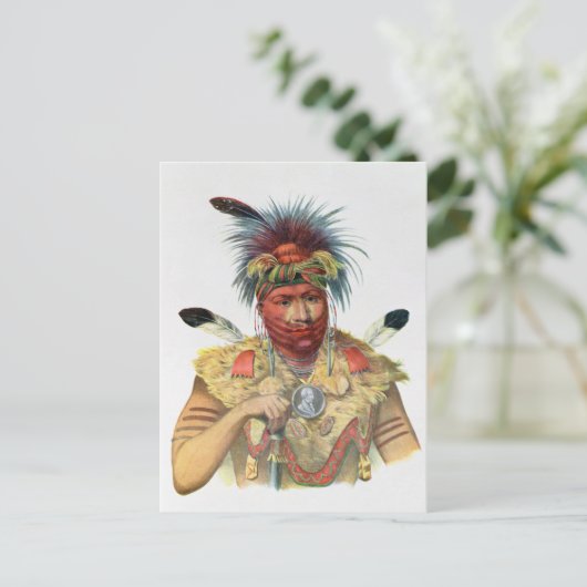 キツネ長Ne-Sou-A-Quoit ポストカード (スタンド正面)