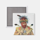 キツネ長Ne-Sou-A-Quoit マグネット (正面/裏面)